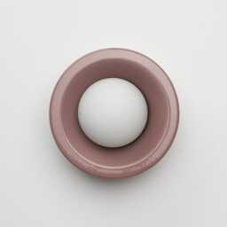 Modern Minimalist Ceramic Wall Lamp, Flush Mount Sconce, Round Lamp Holder, Surface Lighting Fixture, Housewarming Gifts - thumbnail 2