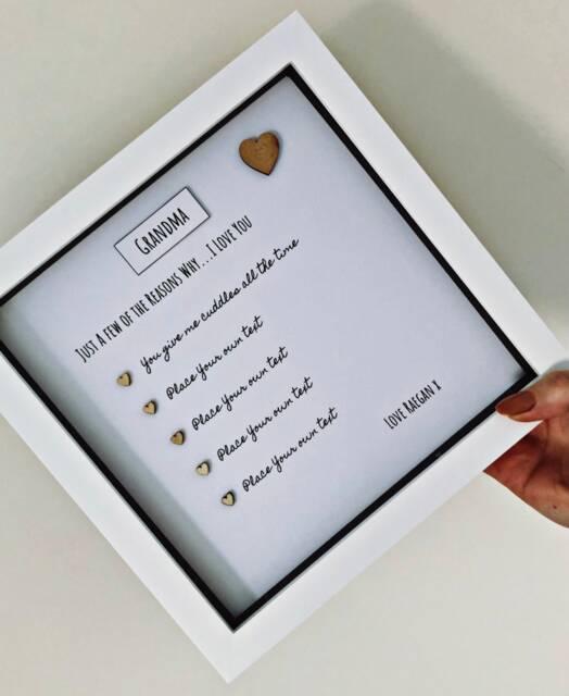 Reasons Why I Love You. Mum Gift. Grandma Nanny Mummy - image 1