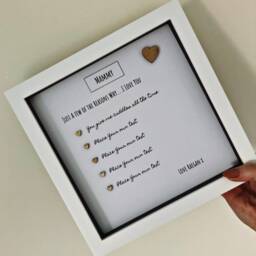 Reasons Why I Love You. Mum Gift. Grandma Nanny Mummy - thumbnail 2
