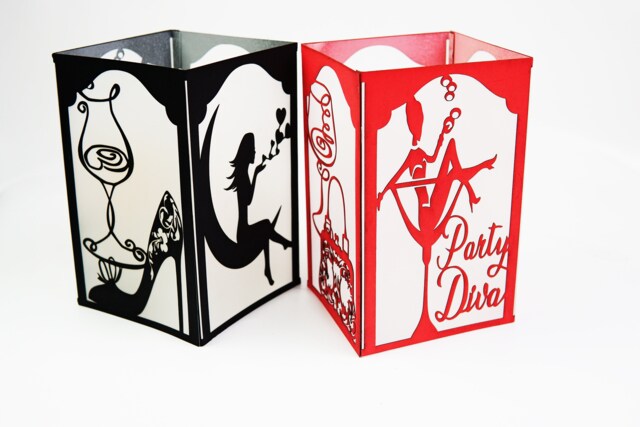Paper Lantern, Girls Night Centerpiece, Hen Party Tableware, Bachelorette Decorations, Diy Gift - image 1