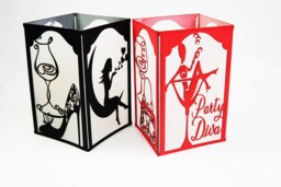 Paper Lantern, Girls Night Centerpiece, Hen Party Tableware, Bachelorette Decorations, Diy Gift - thumbnail 1