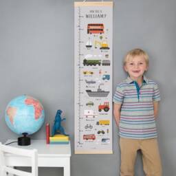 Personalised Transport Height/Growth Chart - Children's Wall Art - thumbnail 1