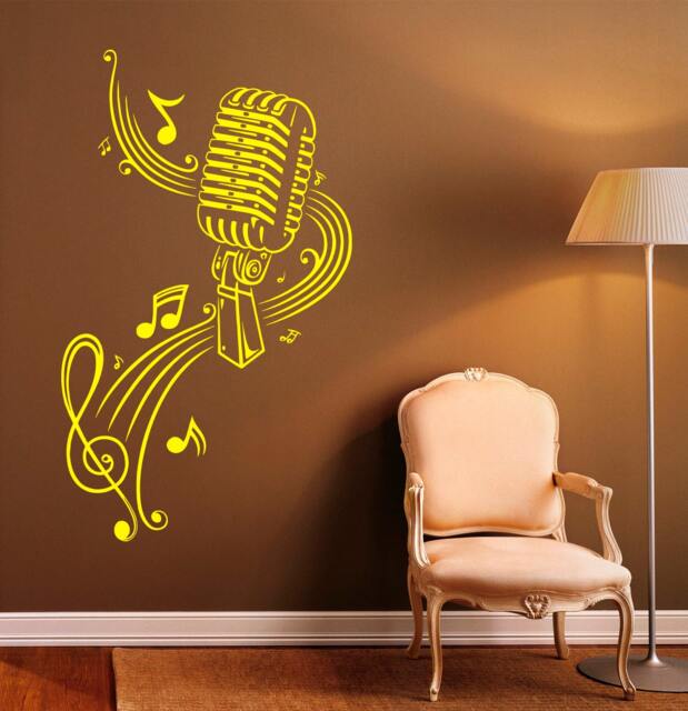 Music Wall Decal Vinyl Stickers Notes Home Interior Art Design Murals Bedroom Decor - 8M01C - image 1