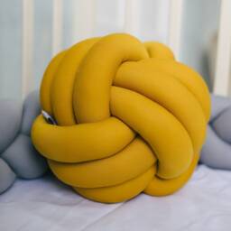 Decorative Pillows Nursery Knotted Pillow Knot Ball Small Cushion Sale - thumbnail 3