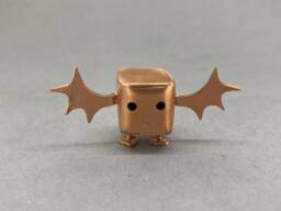 Handmade Copper Character Felicity Flappit Recycled Sculpture - thumbnail 1