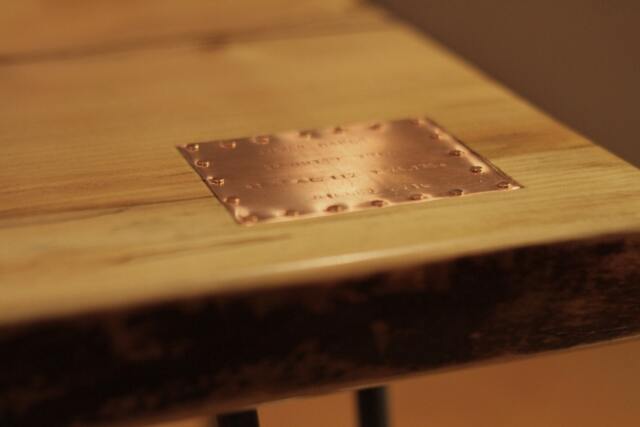 Live Edge Maple Wood Side Table - image 1