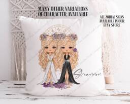 Gemini, Gemini Cushion, Star Sign Gift For Zodiac Gift, Her, Girl - thumbnail 1