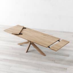Diamond Extendable Natural Oak Dining Table