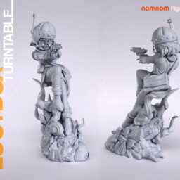 Lucca Chrono Trigger 3D Printed Figure - 110 Scale - thumbnail 2