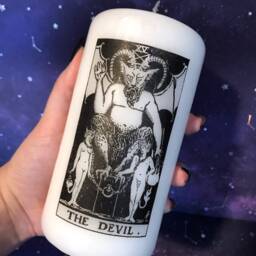 The Devil - Capricorn Tarot Pillar Candle - thumbnail 2