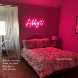 Custom Name Neon Sign For Kids, Nursery Room Decor, Birthday Gift Kid, Bedroom Sign, Dorm Wall Graduation Gifts - thumbnail 2