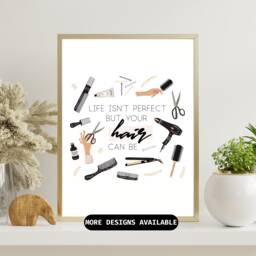 Salon Decor Lash Nail Tech Make Up Artist Aesthetics Print Hairdresser Gifts Wall Beautician Poster Beauty Gift - thumbnail 1