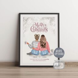 Friends Personalised Christmas Gift, Friend Best Gift For Friend, Print - thumbnail 2