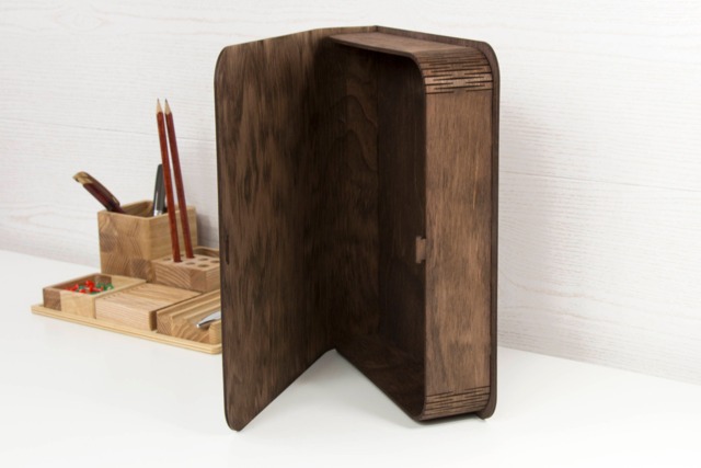 Book Sleeve, Memory Box, Wedding Keepsake Wood Box - image 1