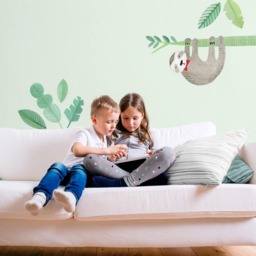 Modern Jungle Sloth Kit - Peel-And-stick Wall Decals Mej - thumbnail 2
