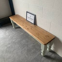 Wiltshire Classic Farmhouse Bench Finished Your Way - Table Not Included - thumbnail 2