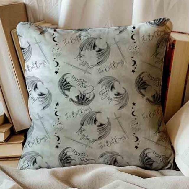 Soft Velour Pillow/Cushion Bat Boys - image 1