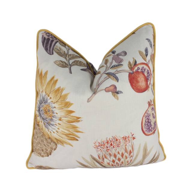 Sanderson - Lily Bank Sepia/Multi Cushion Cover Throw Pillow Designer Home Decor - image 1