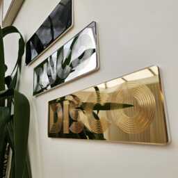 Disco Mirror Wall Art Retro Groovy Bar Sign, Studio 54 Decor - thumbnail 2