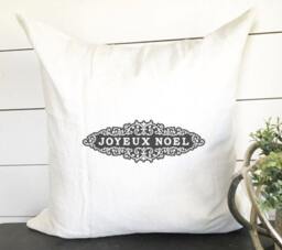 Joyeux Noel Pillow Cover, Christmas Pillow, Joy Gift, Decor - thumbnail 2