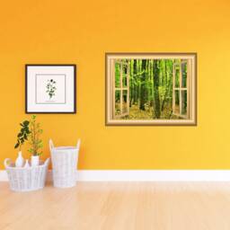 Scenic Nature 3D Wall Art Decal Autumn Forest Mural - Vwaq Nw42 - thumbnail 1