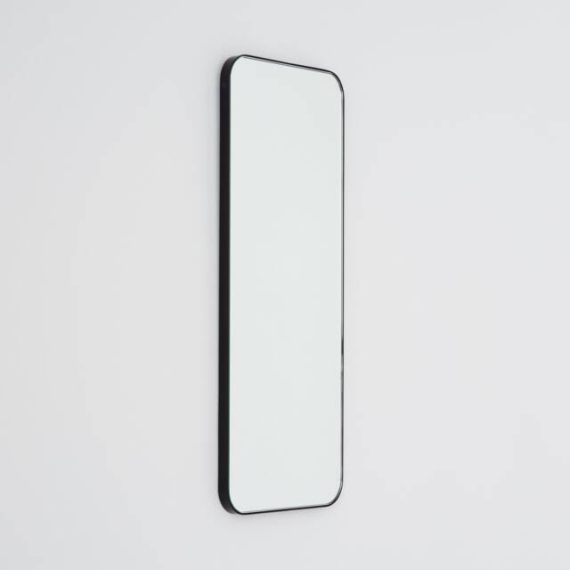 Quadris??? Rectangular Modern Mirror With Black Frame, Xl - image 1