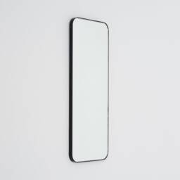 Quadris??? Rectangular Modern Mirror With Black Frame, Xl - thumbnail 1