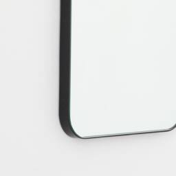 Quadris??? Rectangular Modern Mirror With Black Frame, Xl - thumbnail 2