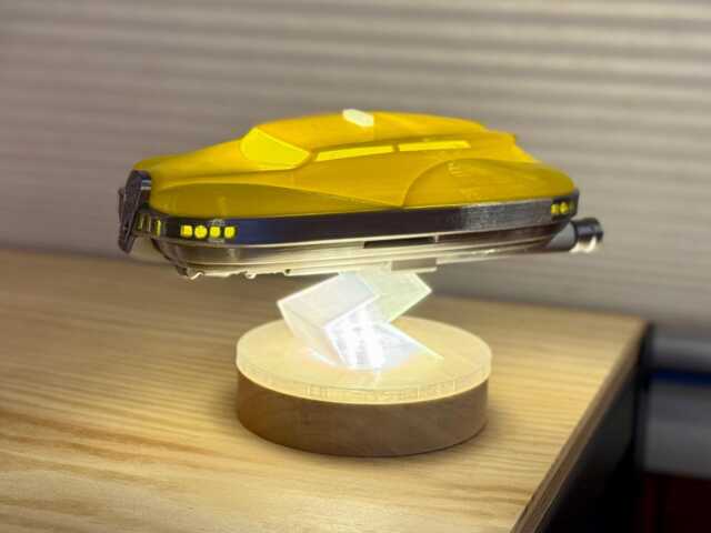 The Fifth Element Korben Dallas Taxi Cab Led Lamp - Free Shipping 3D Printed Sci-Fi Night Light Flying Car Decor Handmade Movie Gift - image 1