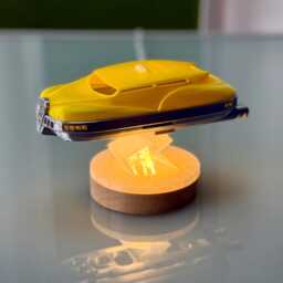 The Fifth Element Korben Dallas Taxi Cab Led Lamp - Free Shipping 3D Printed Sci-Fi Night Light Flying Car Decor Handmade Movie Gift - thumbnail 3