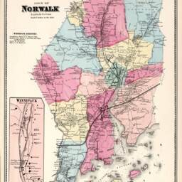 Antique Map Print Norwalk, Connecticut - Vintage Wall Art - thumbnail 3