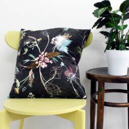Handmade Floral Botanical Cushion, Edwardian Blooms Design, Compliments Home Interiors, Perfect Decor - thumbnail 2