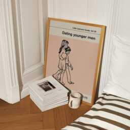 Dating Younger Men Retro Book Cover Print Mid-Century Modern Wall Art - thumbnail 2