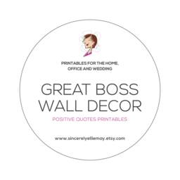 Boss Lady Wall Art Gift - A Truly Great Is Hard To Find You Print Printable Give As Goodbye To The On Her Retirement 40051 - thumbnail 4