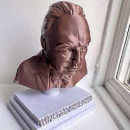 Winston Churchill Bust - British Prime Minister Collectible Sculpture - thumbnail 4