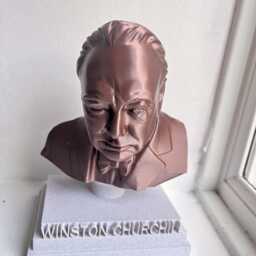 Winston Churchill Bust - British Prime Minister Collectible Sculpture - thumbnail 3