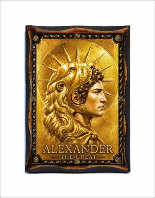 Alexander Macedonian Warrior Gift - Ancient Greek King Icon Wall Art - image 1