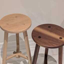 Asterisk Stool - Black Walnut - thumbnail 4