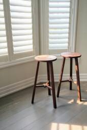 Asterisk Stool - Black Walnut - thumbnail 1