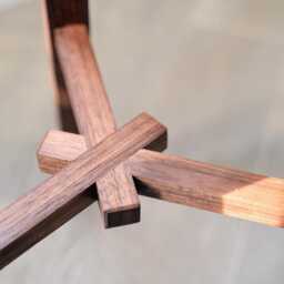 Asterisk Stool - Black Walnut - thumbnail 3
