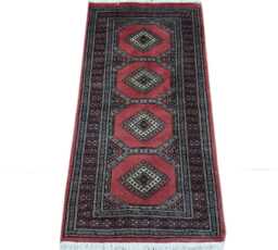 2x4 Pink Color Bokhara Rug - 0.60x1.20 Bedroom Luxury Area Turkish Fine Quality Afghan - thumbnail 1