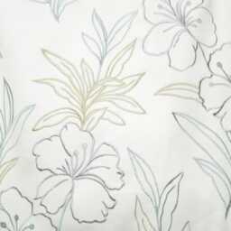 My Girl By Robert Allen - Window Valance /Corded Lined/Rod Pocket Scalloped Embroidered Floral Cotton Fabric - thumbnail 2