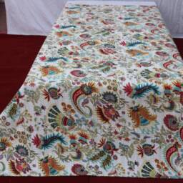 Handmade Indian Kantha Quilt Floral Cotton Bedspread Throw - thumbnail 3