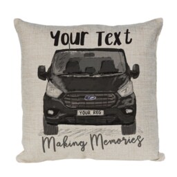 Personalised New Transit Camper Van Cushion Cover, Choice Of Colours By Inspired Creative Design - thumbnail 1
