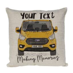 Personalised New Transit Camper Van Cushion Cover, Choice Of Colours By Inspired Creative Design - thumbnail 3
