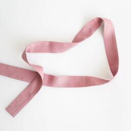 Dusty Pink Linen Curtain Tie-Back, Heavyweight Stonewashed - thumbnail 3