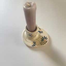 Handmade Ceramic Botanical Candle Holder - thumbnail 3