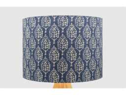 Dark Blue White Tree Lampshade Table Floor Lamp/Ceiling Pendant Small Medium Large 15cm 20cm 25cm 30cm 35cm 40cm Fabric Drum Light Shade