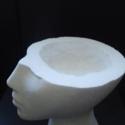Female Head Planter, Trick R Treat Candy Bowl Halloween Prop/Decor Made in Usa - thumbnail 3