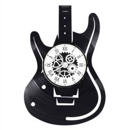 Guitar Theme 33 Rpm Vinyl Record Clock - thumbnail 2